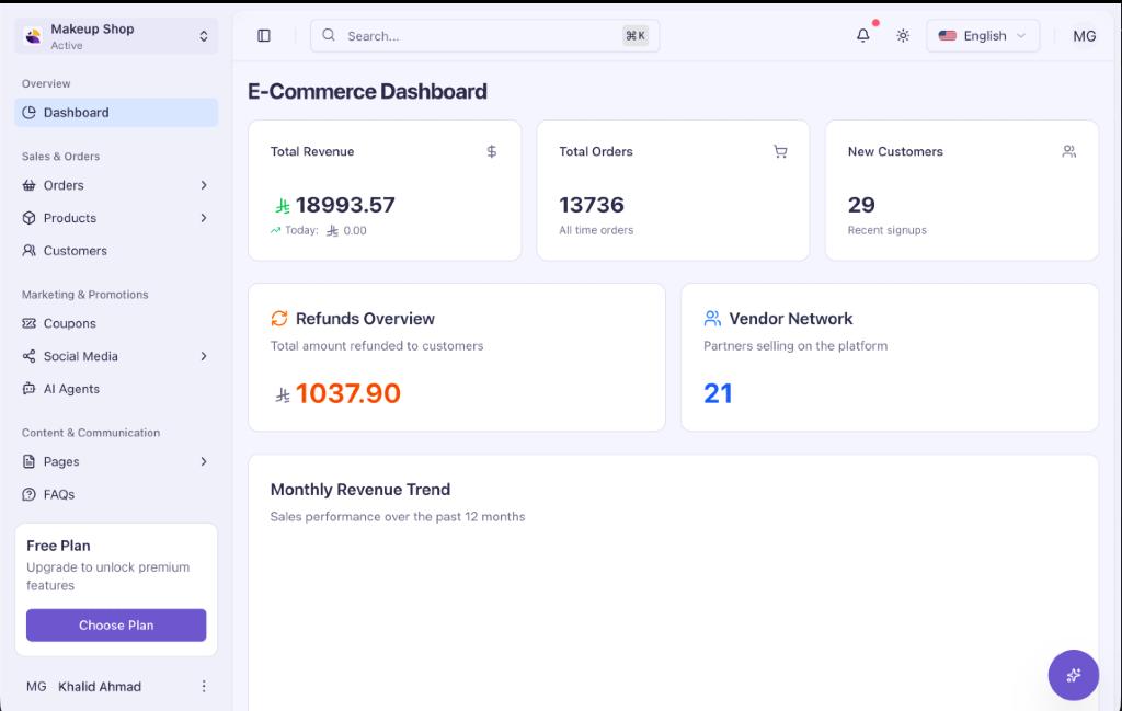 An e-commerce platform that helps you sell more